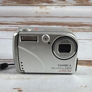 Kyocera Yashica Micro Elite 3300 Digital Camera Parts Repair Broken Door